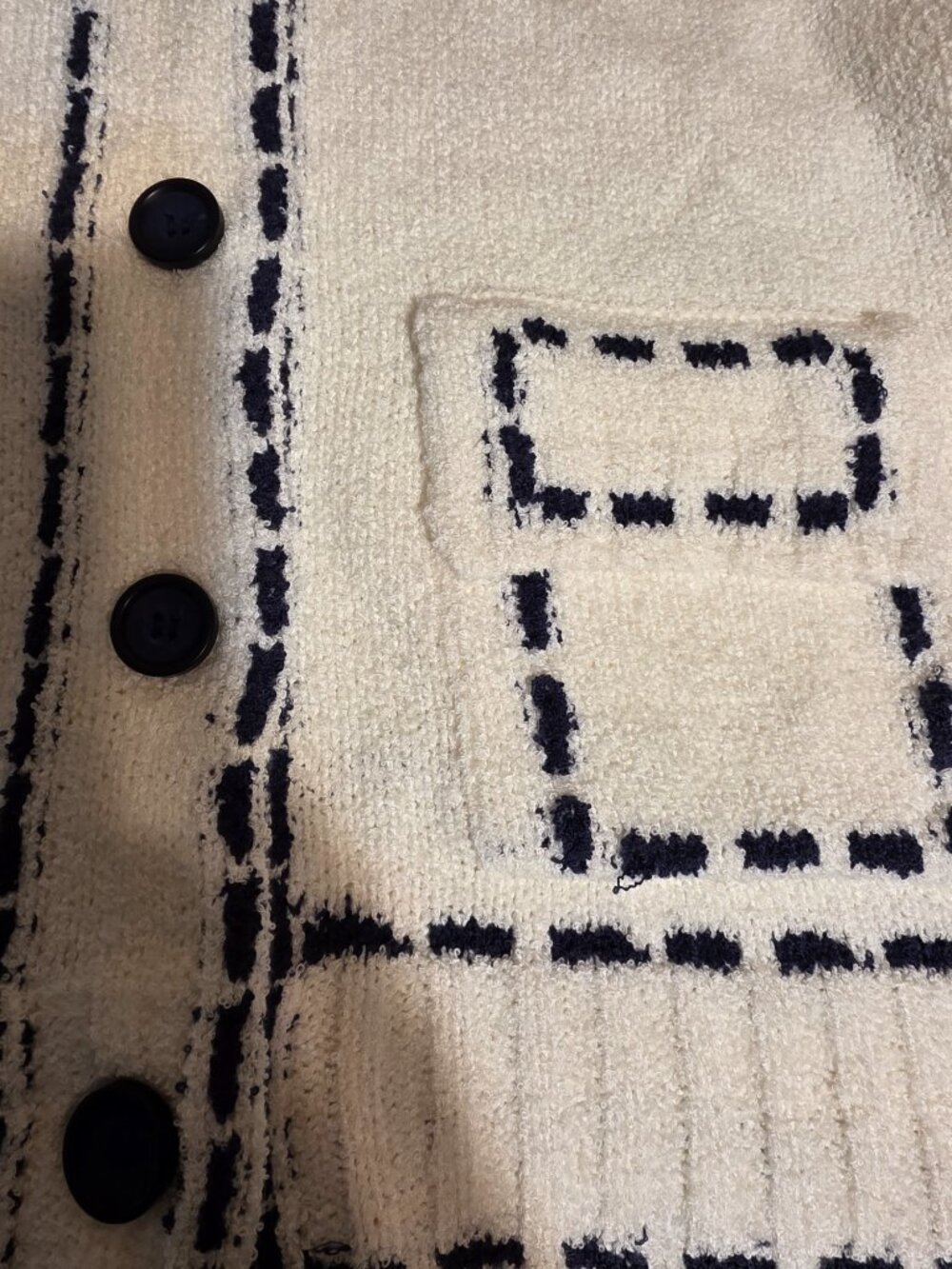 Jason Wu Stitch Detail Short Sleeve Sweater NWT Large Flawed Knit Top Ivory - Picture 5 of 13